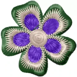 2x2 Flower Embroidery Design From Shristi