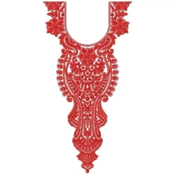 Arabian Neckline Embroidery Design