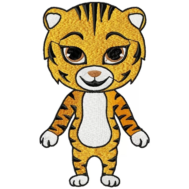 Baby Tiger Machine Embroidery Design