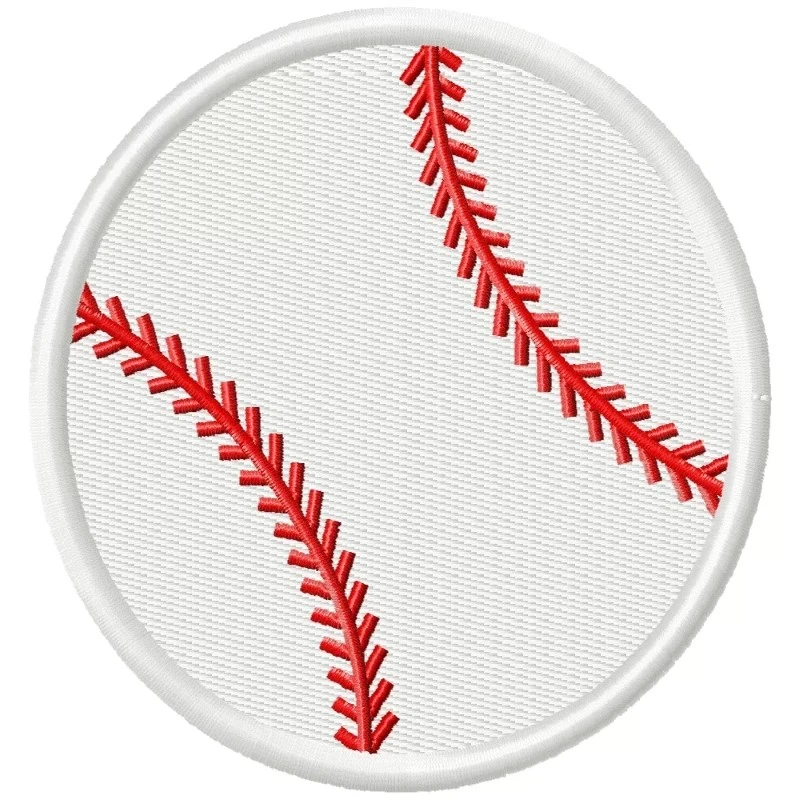 Baseball Machine Embroidery Design