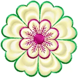 Beautiful Flower Embroidery Design