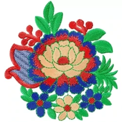 Beautiful Rose Decor Embroidery Design