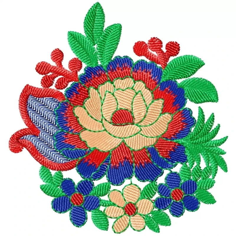 Machine embroidery sequin designs 1090