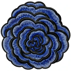 Big Rose Embroidery Design