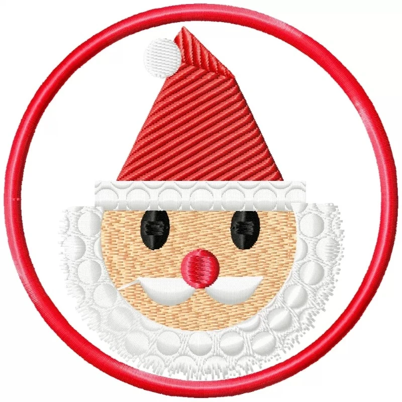 Christmas Santa Claus Embroidery Patch For Kids