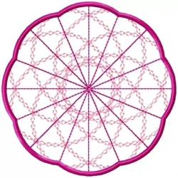 Circle With New Pattern Machine Embroidery Design