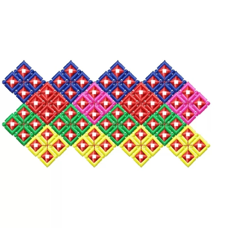 Colorful Allover Embroidery Design