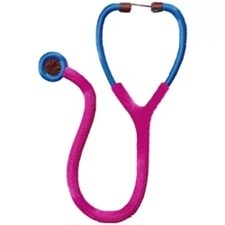 Colorful Medical Stethoscope Embroidery Design