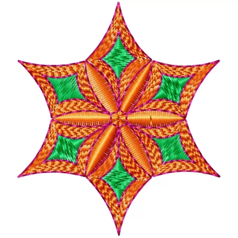 Decor Star Machine Embroidery Design