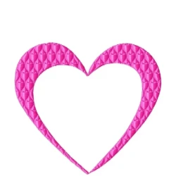 Dil Heart Machine Embroidery Design