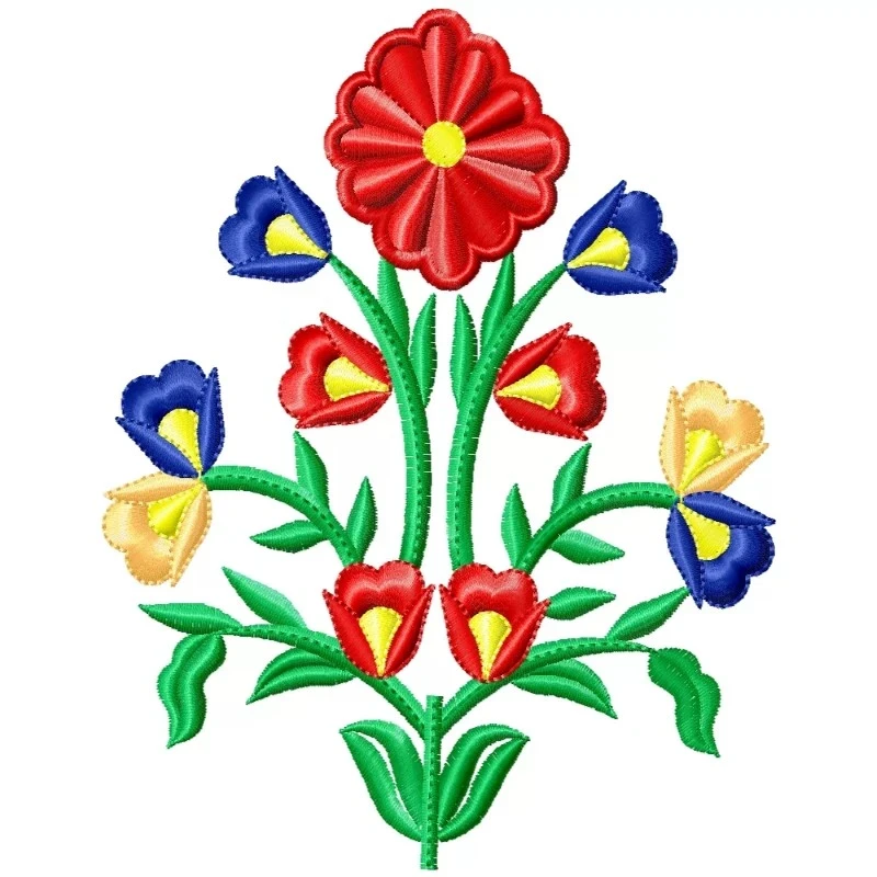 Embroidery Flowers Pattern