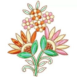 EmbroideryShristi Freebie Floral Design
