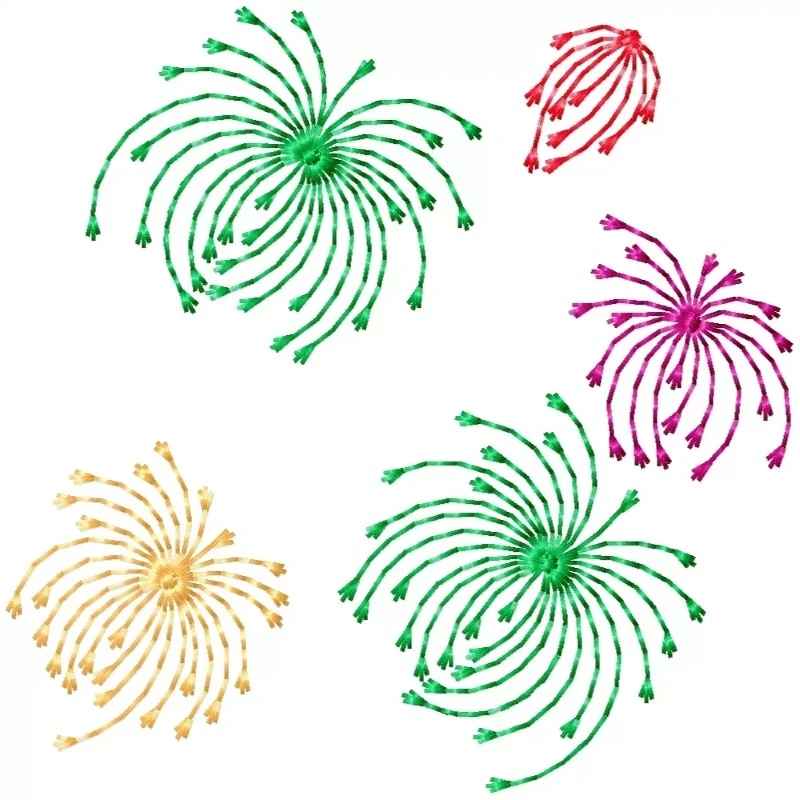 FireWork Machine Embroidery Design