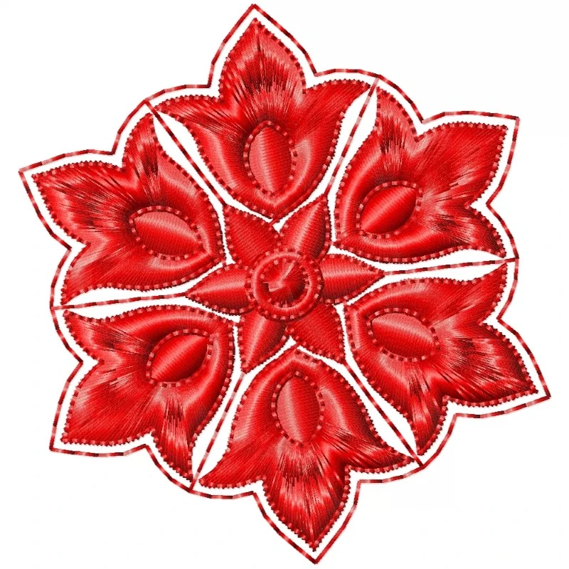 Small Red Neckline Designs Embroideryshristi