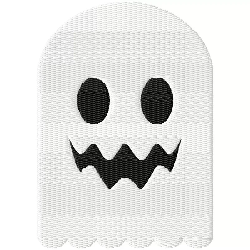 Ghostly Grave Stone Embroidery Design