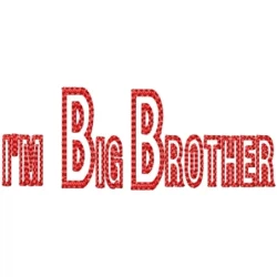 I am Big Brother Outline Embroidery Design