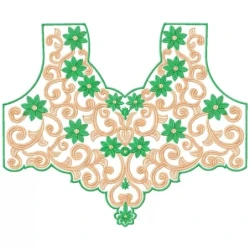 Indian Beautiful Neckline Embroidery Design