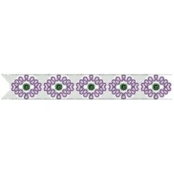 Indian Border Embroidery Pattern Design New