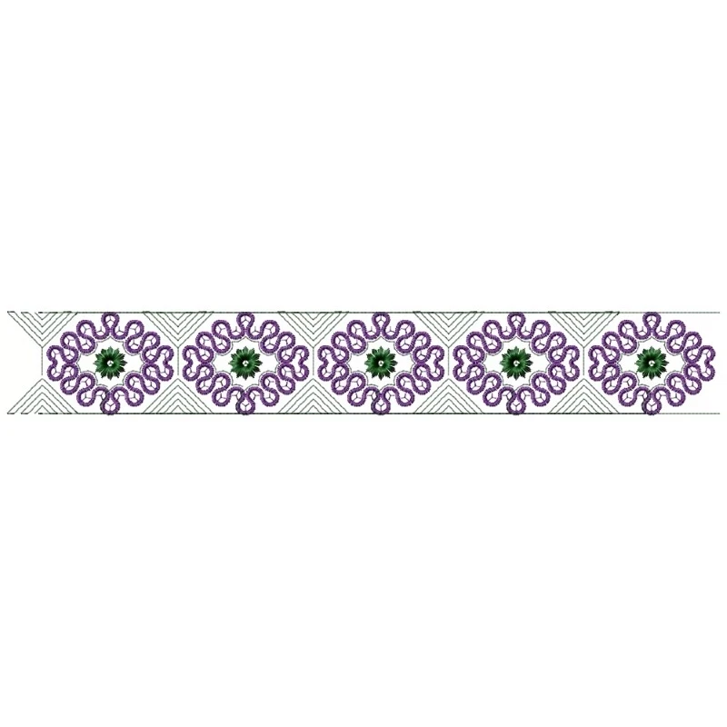Indian Border Embroidery Pattern Design New