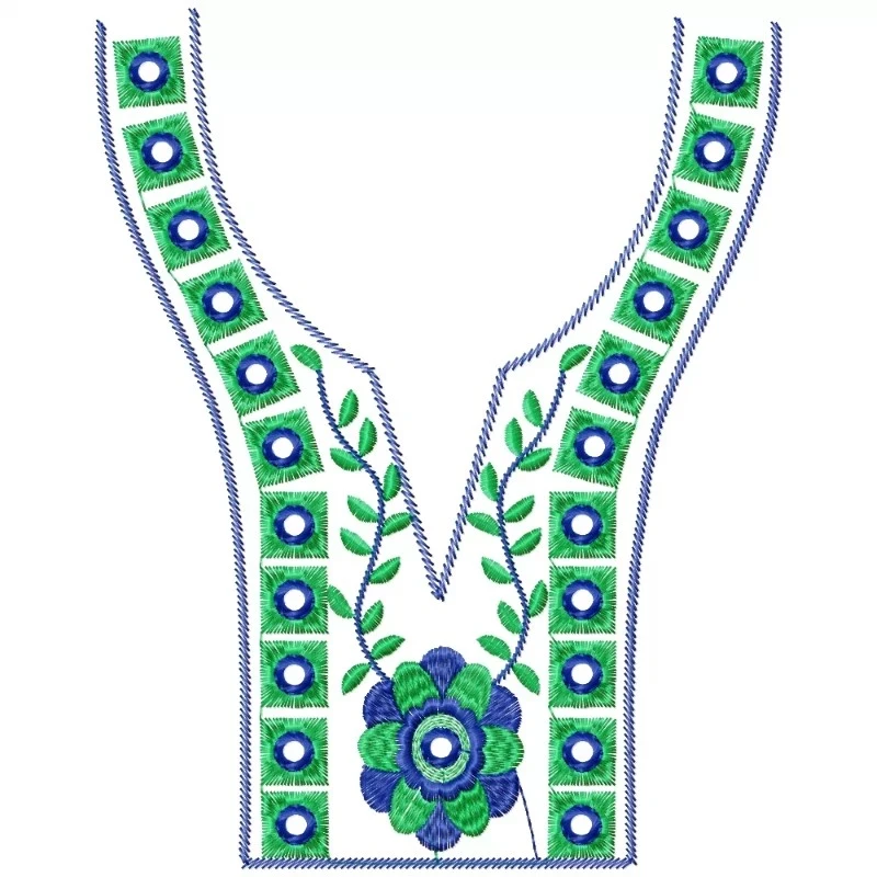 Indian Neckline Dress Pattern