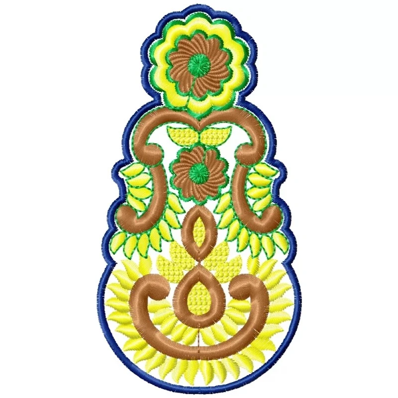 Indian Patch Machine Embroidery Design