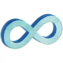 Infinity 3D Symbol Tatami Stitches_Embroideryshristi