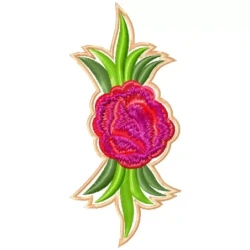 Rose Flower 5x7 Embroidery Design