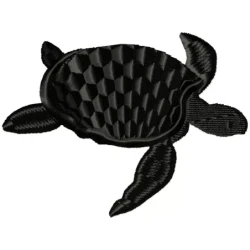 Sea Turtle Silhouette Machine Embroidery