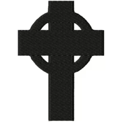 Simple Celtic Cross Embroidery Design