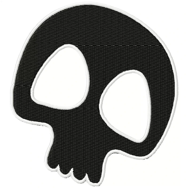 Skull Machine Embroidery Design