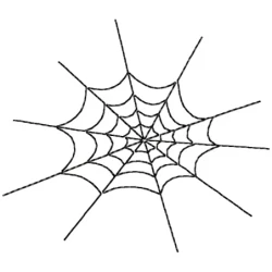 Spider Web Embroidery Design