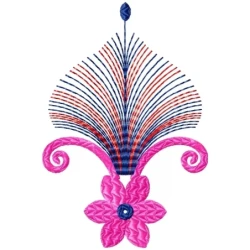Star Celebration Embroidery Design