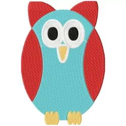Sweet Kids Owl Embroidery Design