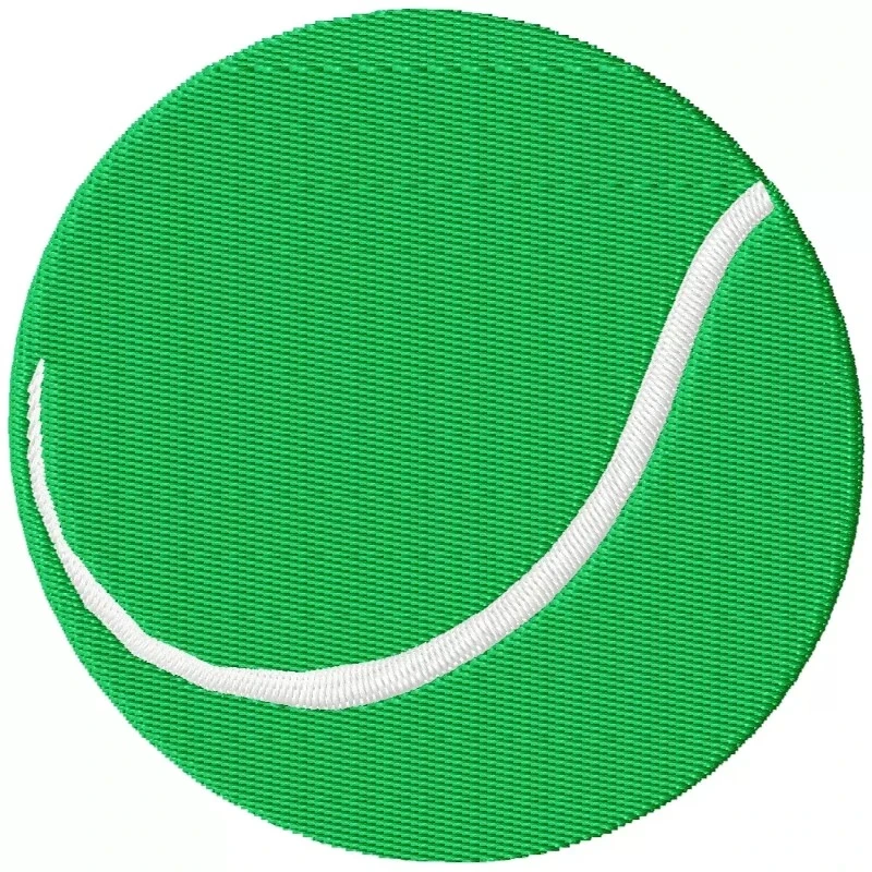 Tennis Circket Ball Embroidery Design