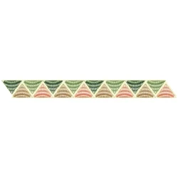 Triangle Continous Wave Embroidery Design