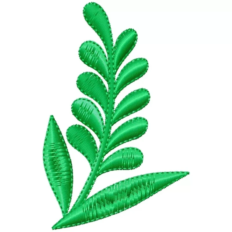 Leaves Embroidery Design Freebie