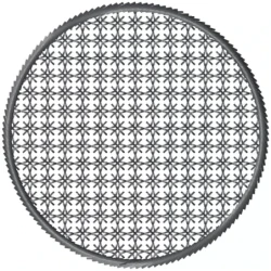 Motif Filled Circle Embroidery Design Freebie