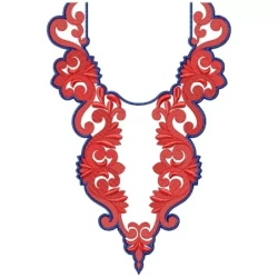 Neckline Embroidery For Dress Design