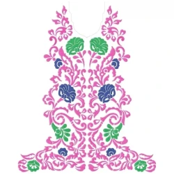 New Complete Dress Embroidery Design