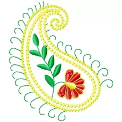 New Paisley Embroidery Design