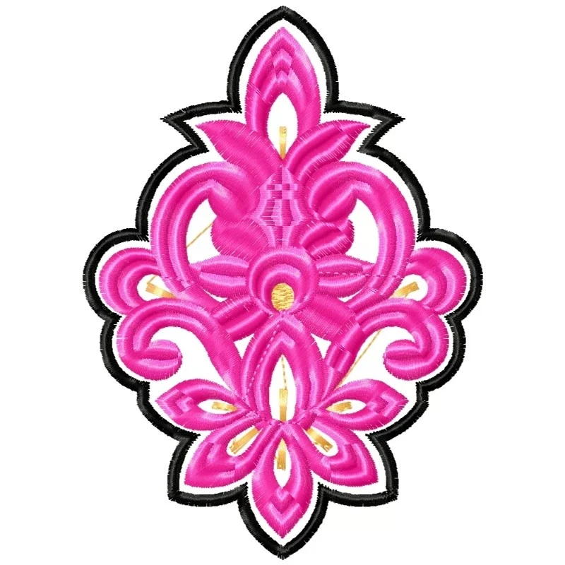 New Patch Embroidery Pattern Design