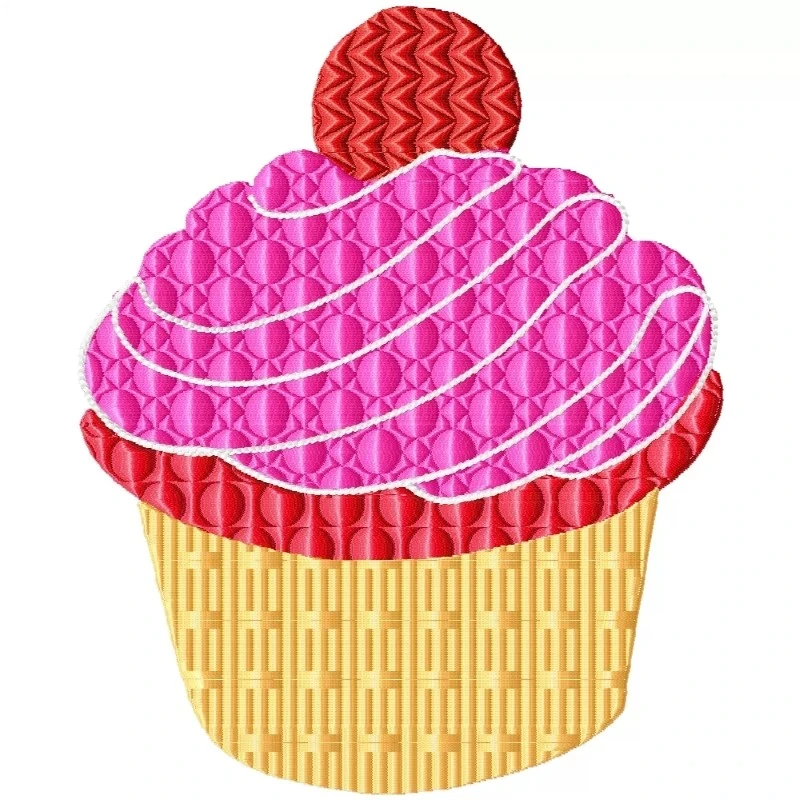 Pastery Cake Embroidery Design
