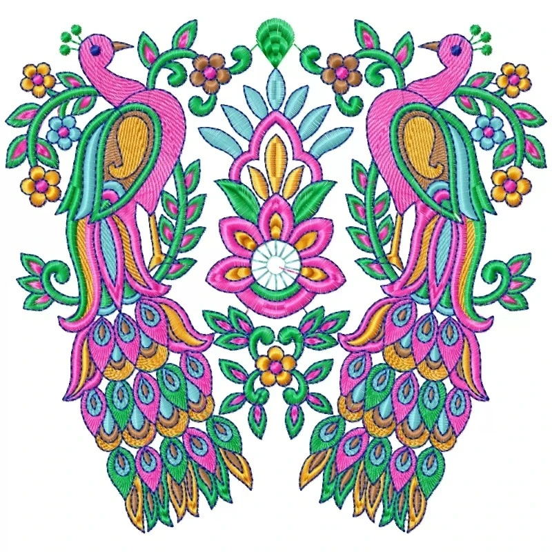 Peacock Floral Decor Designs
