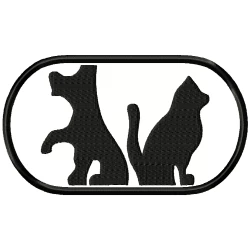 Freebie 4x4 Caterpillar Outline Embroidery