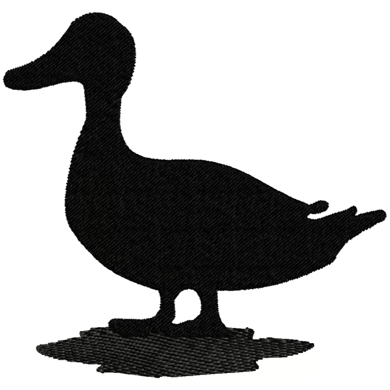 Silhouette Duck, The Goose (Geese)Machine Embroidery Design