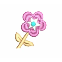 Angle Flower Machine Embroidery Design