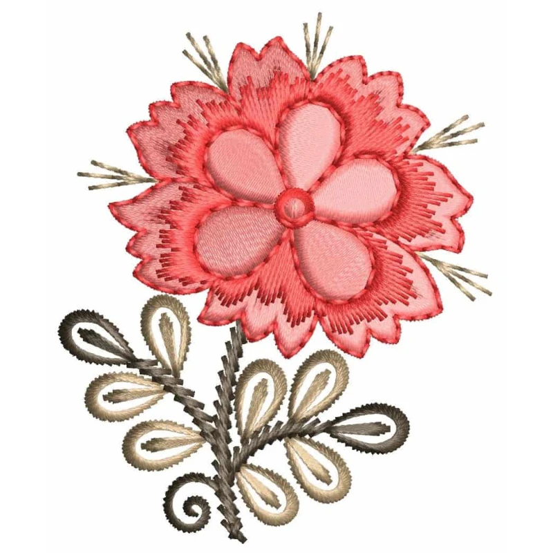 Floral Flower Embroidery Design