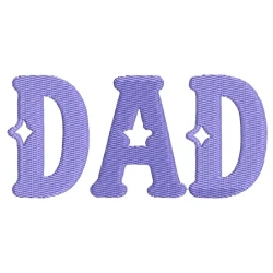 Dad Embroidery Design