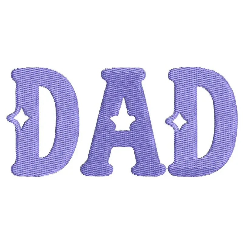 Dad Embroidery Design
