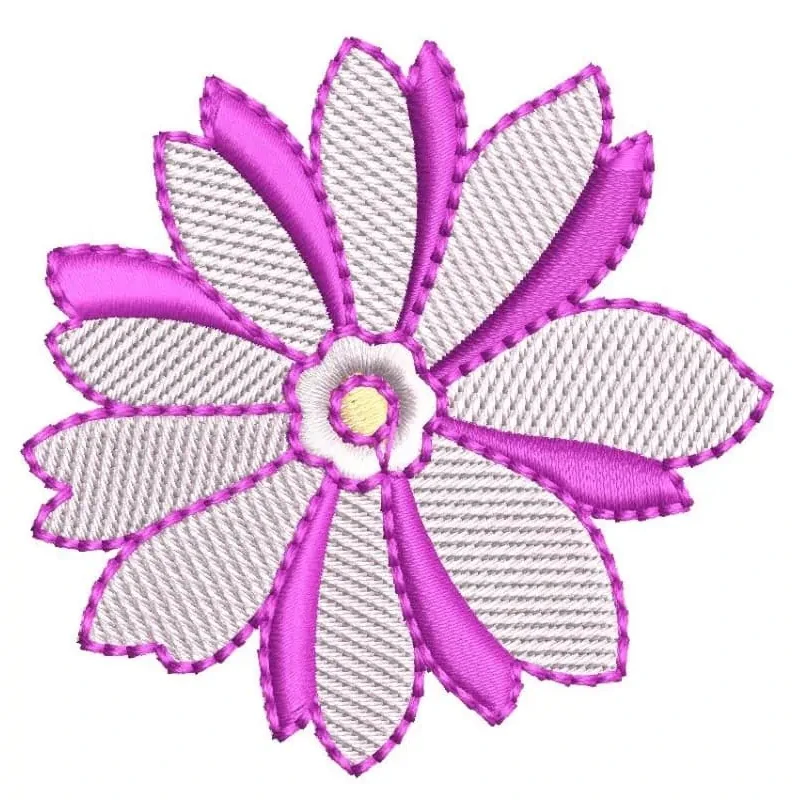 Floral Machine Embroidery Design